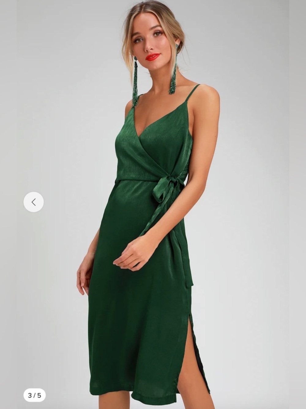 Lulu’s Midi Wrap Top Dress